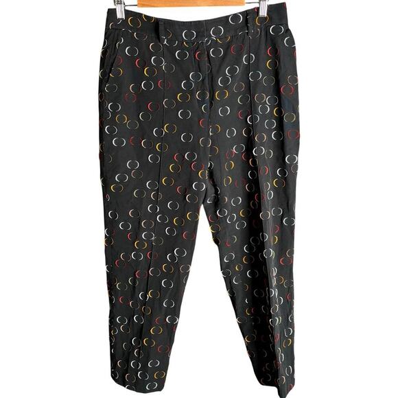 Akris Punto Ferry Circle Jacquard Pants Size 10 - Picture 4 of 7